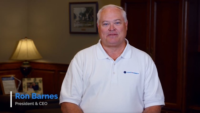 Ron Barnes, President and CEO of CoastConnect headshot