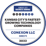 Kansas City Business Journal - Fastest-Growing Technology Companies award Ranked #6 2022