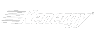 Kenergy white logo