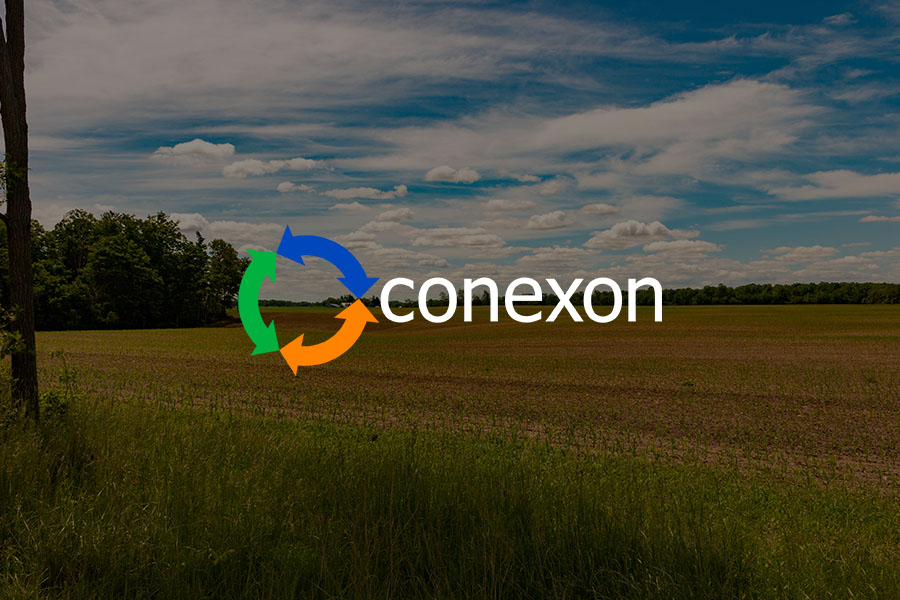 A farm field in Georgia with a Conexon logo for thumbnail.